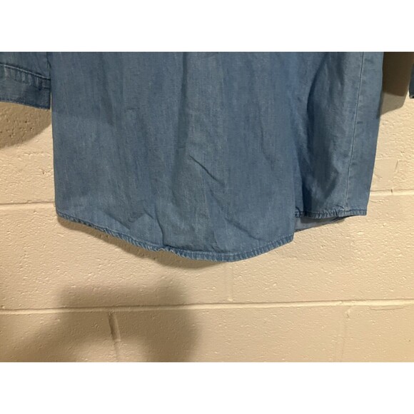 Girl's Place Lightweight Denim Shirt Dress Size 10-12 Blue - Picture 7 of 8